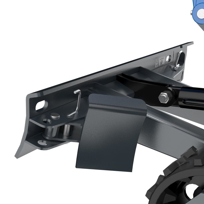 Foldable design of powerful bulldozer for excavator